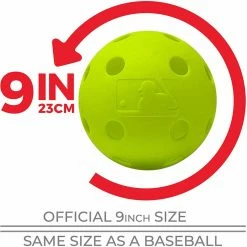 Baseball 9" Franklin Indestruct-A-Ball Trainingsball (6er-Pack, Gelb) -Baseballhandschuhe Verkäufe baseball 9 franklin indestruct a ball trainingsball 6er pack gelb4