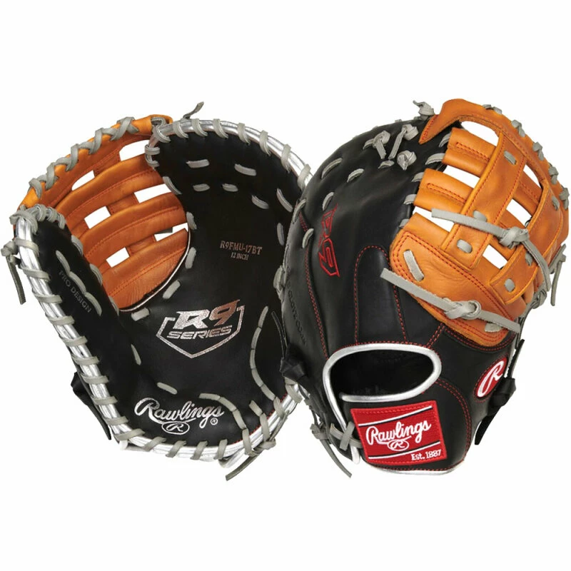Baseballhandschuh Rawlings R9 Contour First Base Mitt 12" 1 Baseballhandschuh Rawlings R9 Contour First Base Mitt 12"