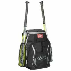 Baseballrucksack Rawlings R400 Schwarz
