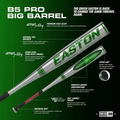 Baseballschläger Easton B5 Pro Big Barrel (-3) 6 Baseballschläger Easton B5 Pro Big Barrel (-3) -Baseballhandschuhe Verkäufe baseballschlaeger easton b5 pro big barrel 33