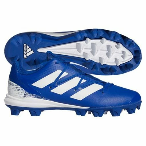 Baseballschuhe Adidas Afterburner 8 MD (Blau) -Baseballhandschuhe Verkäufe baseballschuhe adidas afterburner 8 md blau