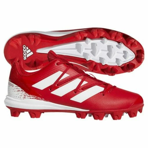 Baseballschuhe Adidas Afterburner 8 MD (Rot) -Baseballhandschuhe Verkäufe baseballschuhe adidas afterburner 8 md rot