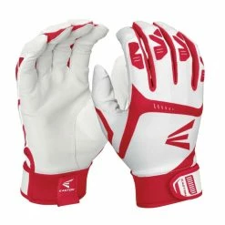 Batting Gloves Easton Gametime (White/Red)