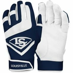 Batting Gloves Louisville Slugger Genuine Youth (Navy)