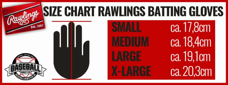 Batting Gloves Rawlings Workhorse (Weiß) 4 Batting Gloves Rawlings Workhorse (Weiß) – Bild 4