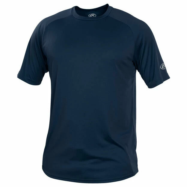 Rawlings Crew Neck Short Sleeve Jersey Youth (Navy) 1 Rawlings Crew Neck Short Sleeve Jersey Youth (Navy)
