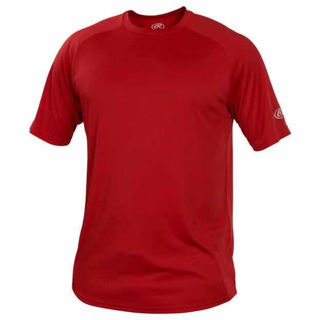 Rawlings Crew Neck Short Sleeve Jersey Youth (Scarlet) 1 Rawlings Crew Neck Short Sleeve Jersey Youth (Scarlet)